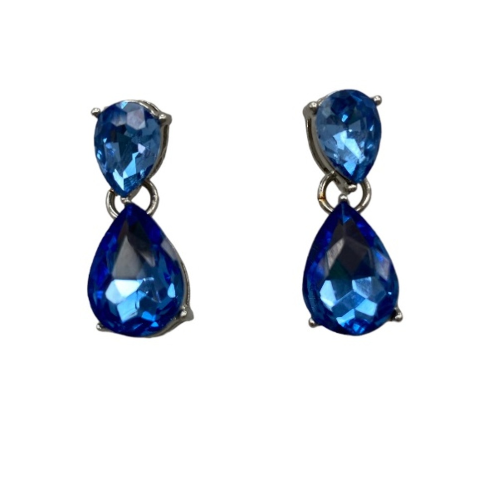 Blue Drop Earrings